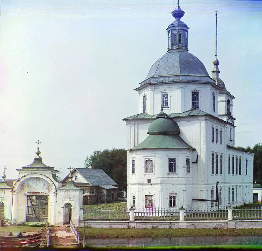 Церковь Рождества Христова в Крохине в 1909 году